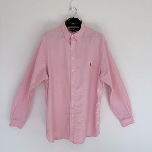Ralph Lauren Light Pink Casual Button Down Shirt
